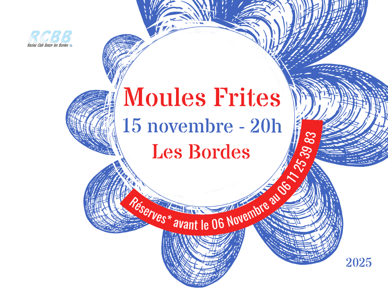 Lancement des inscriptions de notre soirée Moules-Frites ! 🎉
