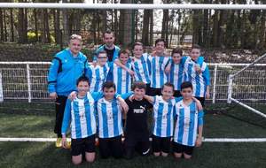 U13: victoire pour l'equipe 1, défaite pour équipe 2