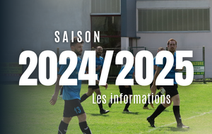 Infos de la saison 2024/2025