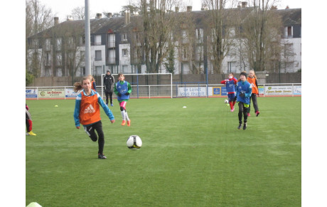 Lexane, Manuela et Eve au centre de perfectionnement