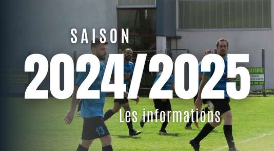 Infos de la saison 2024/2025